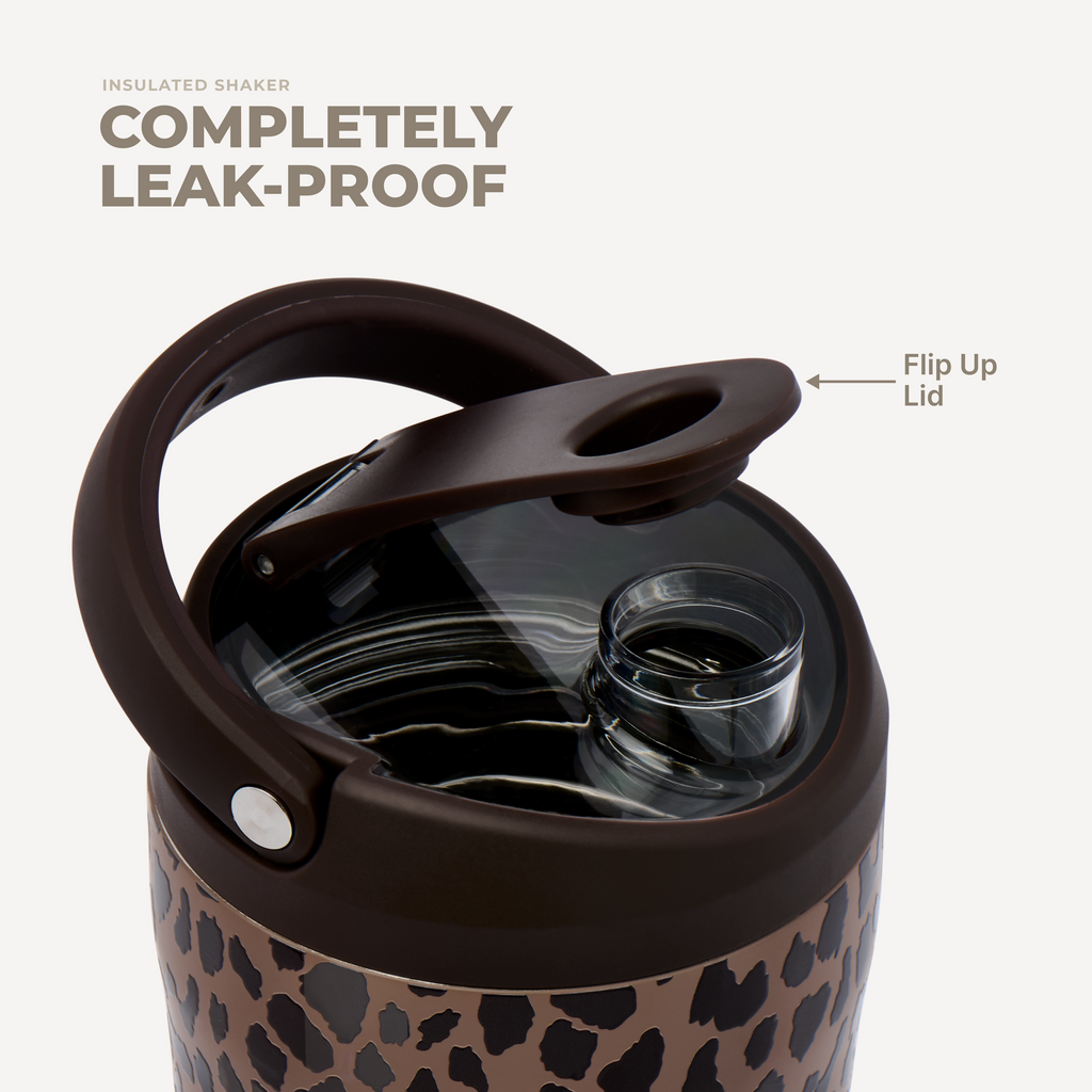 Insulated Shaker - BROWN LEOPARD