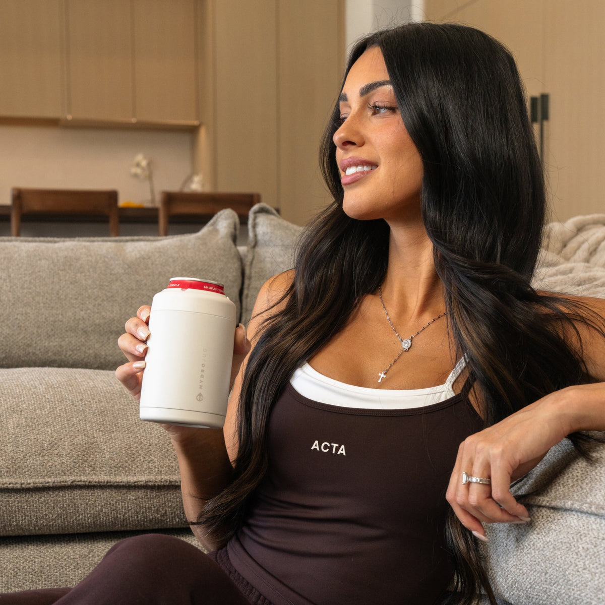 Can Cooler 12oz - LINEN