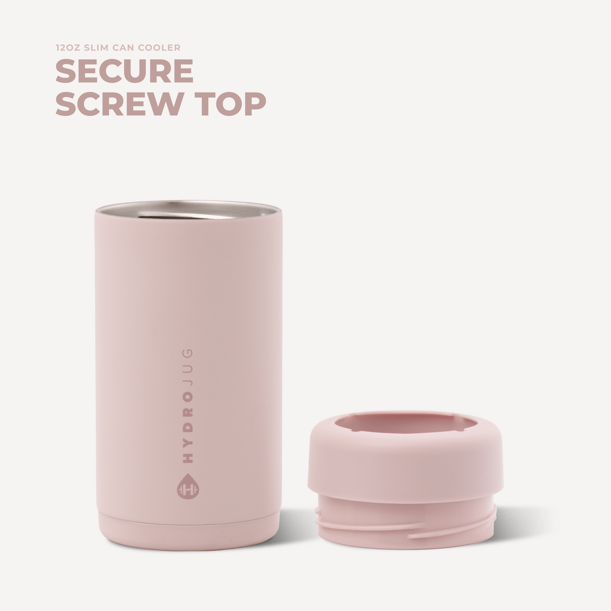 Can Cooler 12oz - DUSTY ROSE