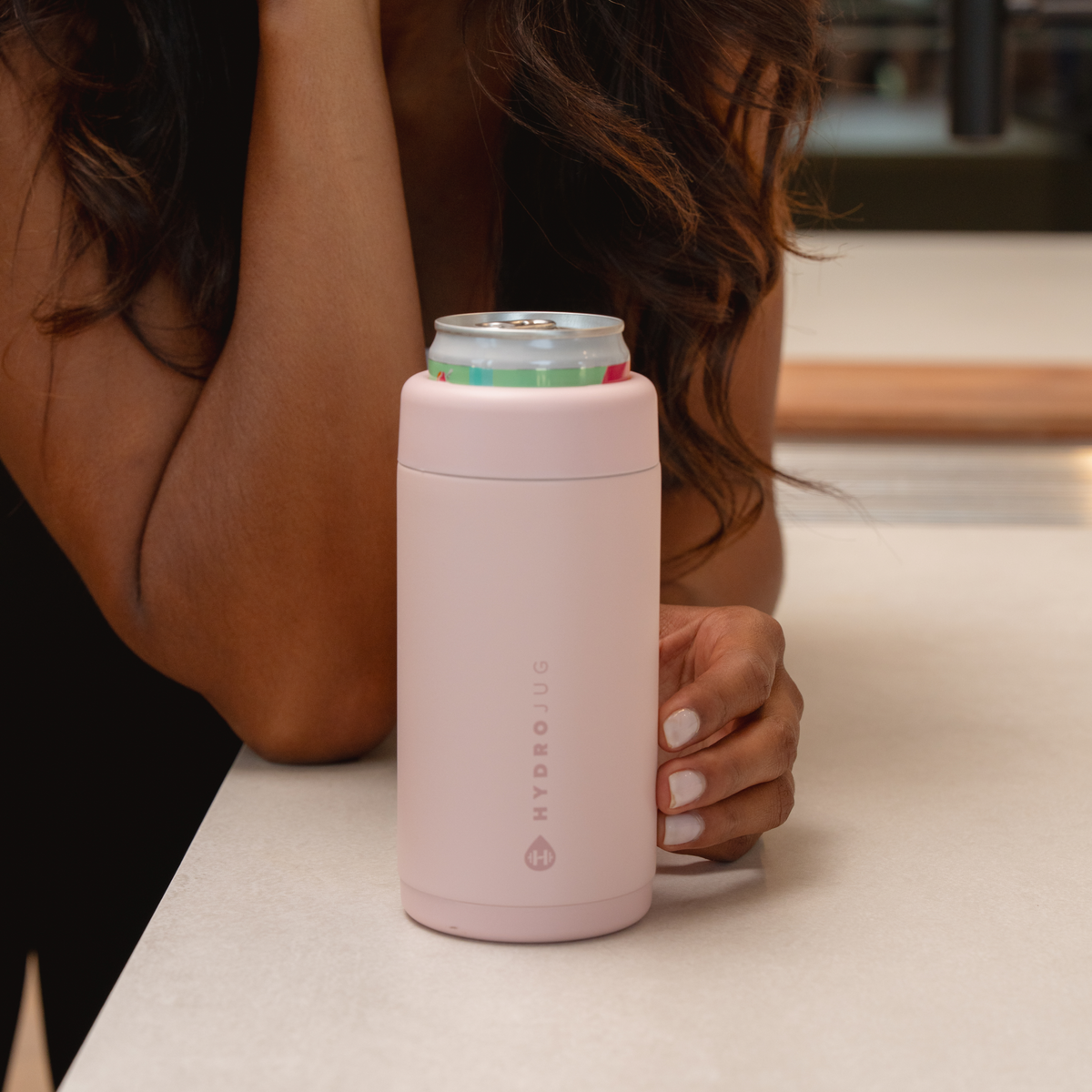 Can Cooler 12oz - DUSTY ROSE